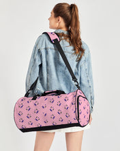 Load image into Gallery viewer, YFEMAX Monogram abstract pink Sports Duffle Bag
