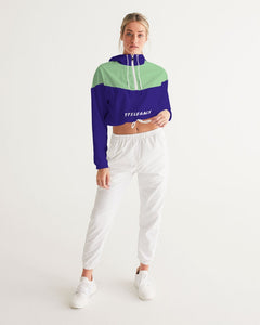 Lady YFE Lite Minty Green Cropped Windbreaker