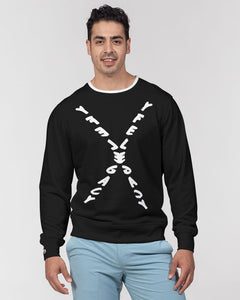 YFE MENS Black Winter Classic French Terry Crewneck Pullover