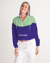 Load image into Gallery viewer, Lady YFE Lite Minty Green Cropped Windbreaker
