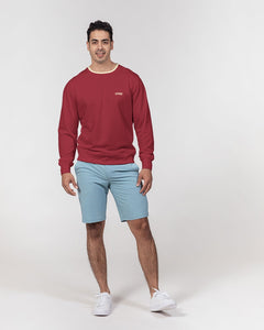 YFE MENS Rowdy Red Classic French Terry Crewneck Pullover