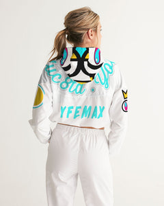 Lady YFE Wreath Cropped Windbreaker