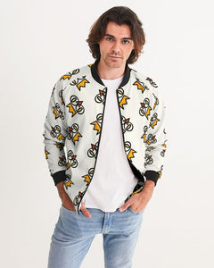 YFE MENS SWAGGY Monogram Bomber Jacket