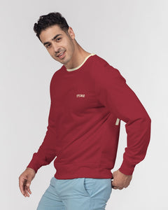 YFE MENS Rowdy Red Classic French Terry Crewneck Pullover