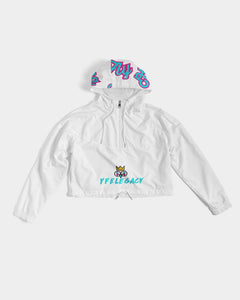 Lady YFE Brain Cage Cropped Windbreaker