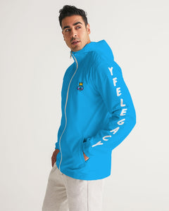 YFE MENS Springtime Blue Windbreaker