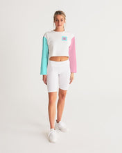 Load image into Gallery viewer, Lady YFE SpRinG wHItE Cropped Sweatshirt
