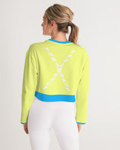 Load image into Gallery viewer, Lady YFE Mellow Yellow Cropped Sweatshirt
