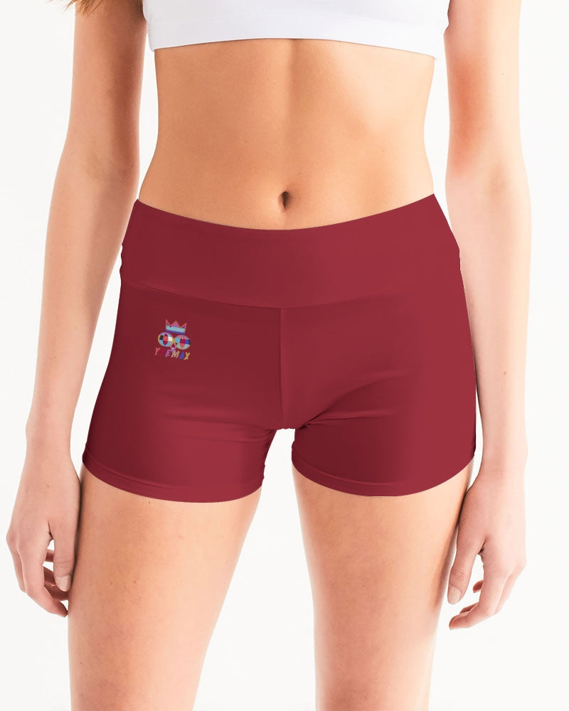 Lady YFE Rowdy Red Mid-Rise Yoga Shorts