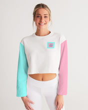 Load image into Gallery viewer, Lady YFE SpRinG wHItE Cropped Sweatshirt
