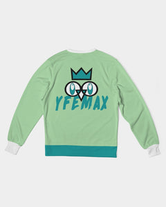 YFE MENS Lite Minty Green Classic French Terry Crewneck Pullover