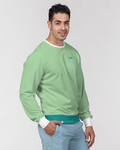 Load image into Gallery viewer, YFE MENS Lite Minty Green Classic French Terry Crewneck Pullover
