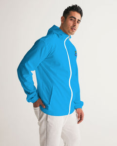 YFE MENS Springtime Blue Windbreaker