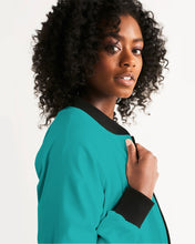 Load image into Gallery viewer, Lady YFE The great feel of TEAL Bomber Jacket
