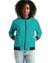 Load image into Gallery viewer, Lady YFE The great feel of TEAL Bomber Jacket
