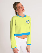 Load image into Gallery viewer, Lady YFE Mellow Yellow Cropped Sweatshirt
