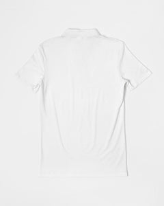 YFE MENS SpRinG wHItE Slim Fit Short Sleeve Polo