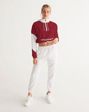 Load image into Gallery viewer, Lady YFE Rowdy Red Cropped Windbreaker
