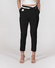 Load image into Gallery viewer, Lady YFE Winter White Belted Tapered Pants
