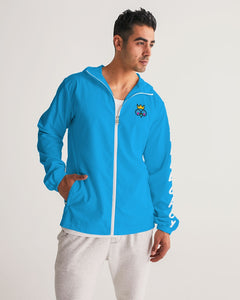 YFE MENS Springtime Blue Windbreaker