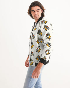 YFE MENS SWAGGY Monogram Bomber Jacket