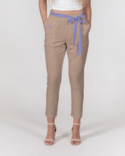 Load image into Gallery viewer, Lady YFE Fuzzy Wuzzy Lite Brown Belted Tapered Pants
