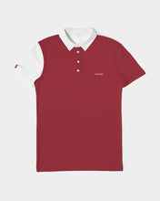 Load image into Gallery viewer, YFE MENS Rowdy Red Slim Fit Short Sleeve Polo
