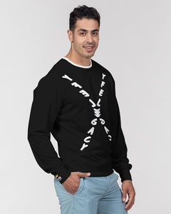 YFE MENS Black Winter Classic French Terry Crewneck Pullover