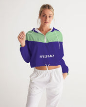 Load image into Gallery viewer, Lady YFE Lite Minty Green Cropped Windbreaker
