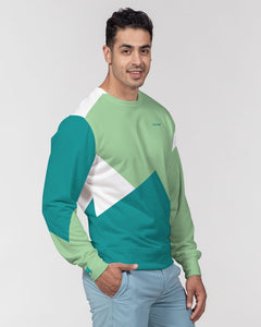 YFE MENS Lite Minty Green Classic French Terry Crewneck Pullover