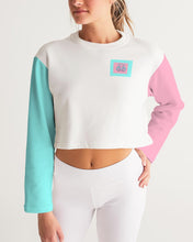 Load image into Gallery viewer, Lady YFE SpRinG wHItE Cropped Sweatshirt
