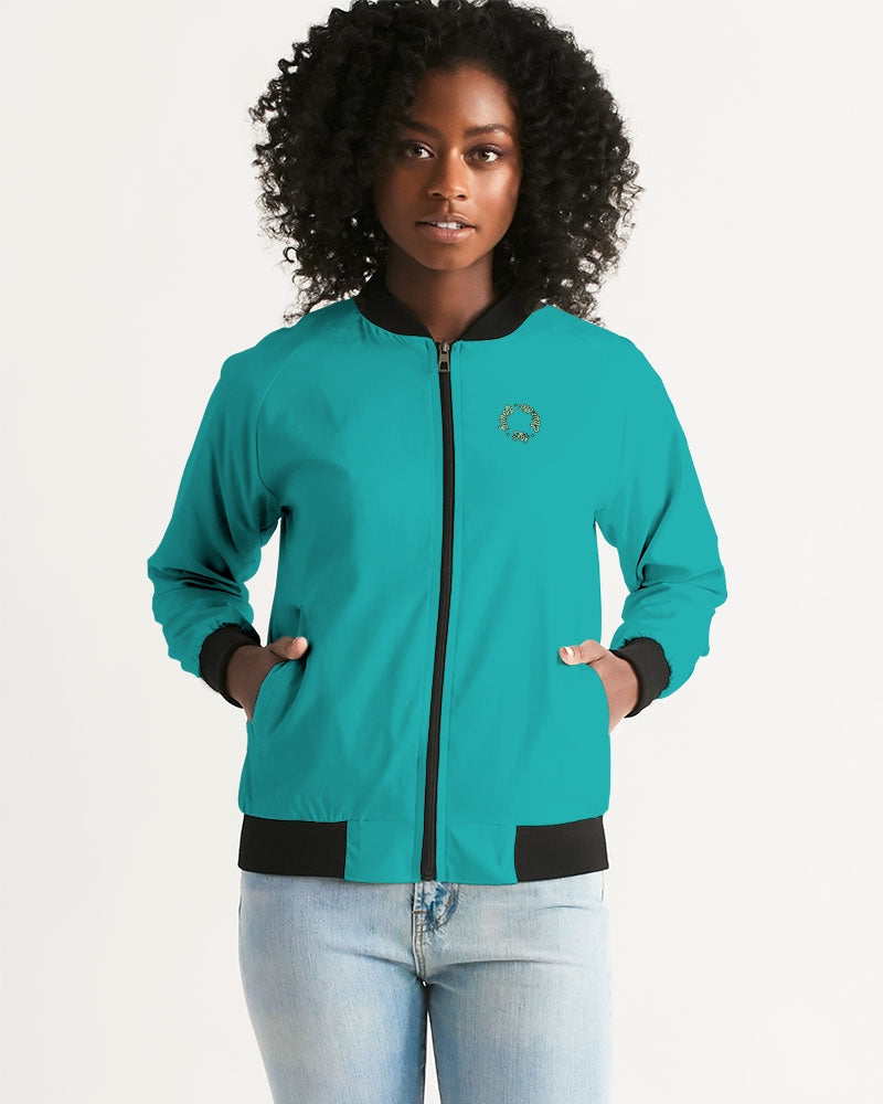 Lady YFE The great feel of TEAL Bomber Jacket