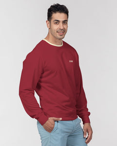 YFE MENS Rowdy Red Classic French Terry Crewneck Pullover