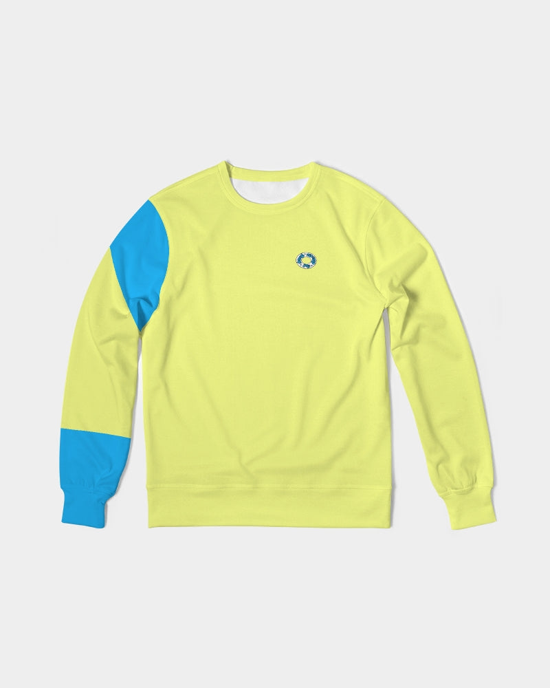 YFE MENS Mellow Yellow Classic French Terry Crewneck Pullover