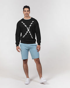 YFE MENS Black Winter Classic French Terry Crewneck Pullover