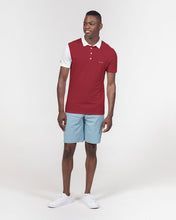 Load image into Gallery viewer, YFE MENS Rowdy Red Slim Fit Short Sleeve Polo
