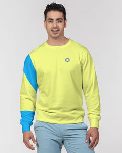 YFE MENS Mellow Yellow Classic French Terry Crewneck Pullover