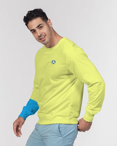 YFE MENS Mellow Yellow Classic French Terry Crewneck Pullover