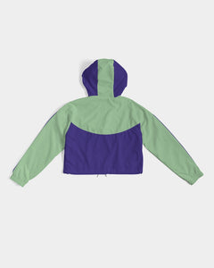 Lady YFE Lite Minty Green Cropped Windbreaker