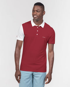 YFE MENS Rowdy Red Slim Fit Short Sleeve Polo